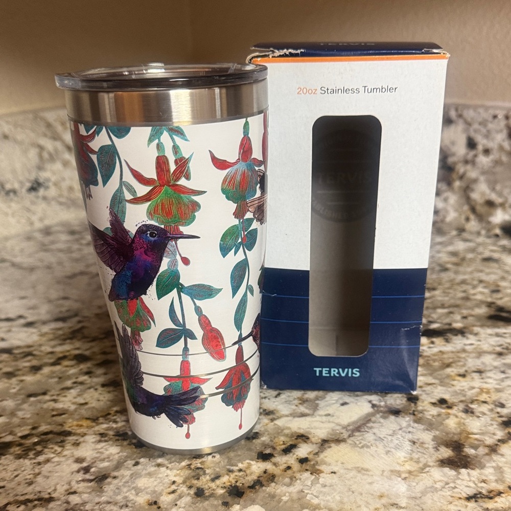 Tervis Colorful Hummingbird Stainless Tumbler
